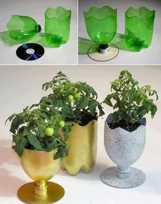 DIY Inspiration For Spring And Garden Creations From Ordinary Plastic ...