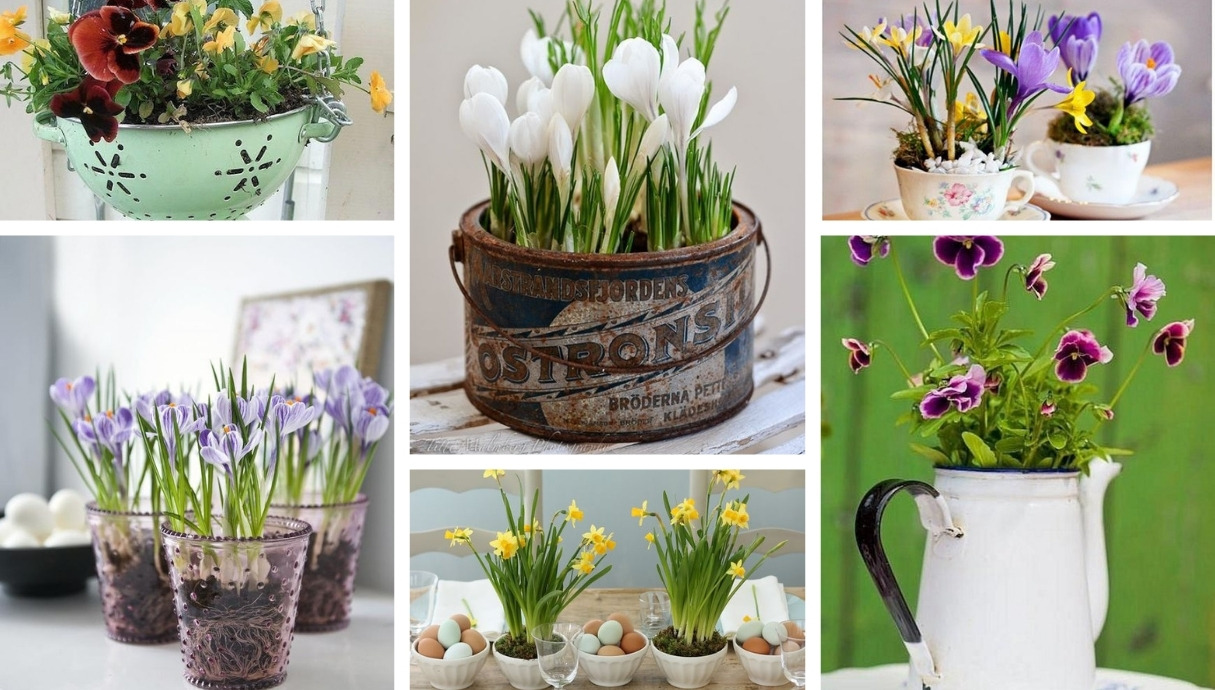 Turn old kitchen utensils into beautiful decorations for spring 22