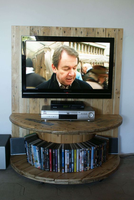 Cable reel furniture: 32 super DIY ideas for inspiration | My desired home
