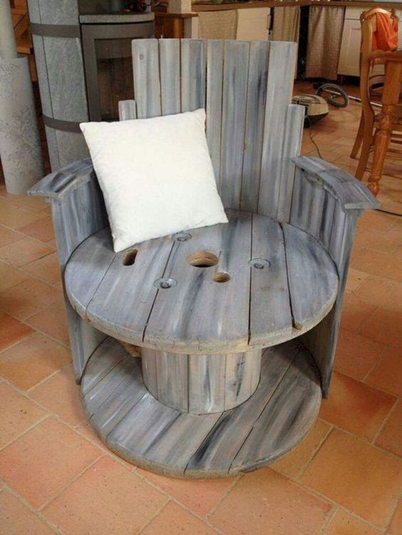 Cable reel furniture 32 super DIY ideas for inspiration My desired home