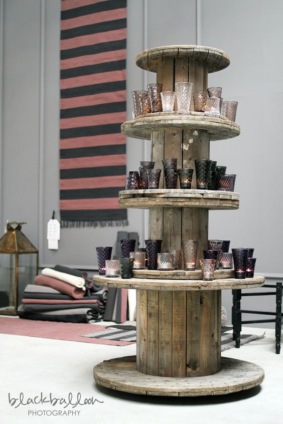 Cable reel furniture: 32 super DIY ideas for inspiration | My desired home