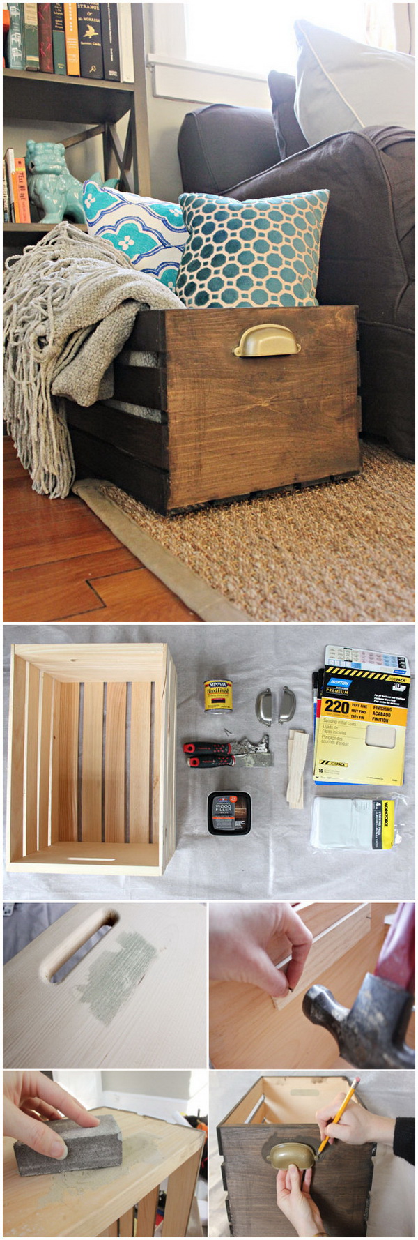 Decorating with Wooden Crates 42 DIY Ideas for clever and easy