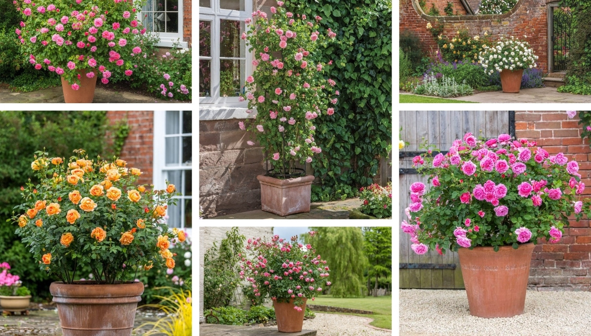 English roses that grow well in a pot My desired home