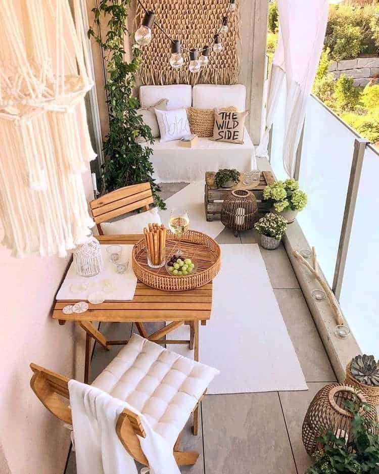 40 Ideas to design a dreamy boho balcony | My desired home