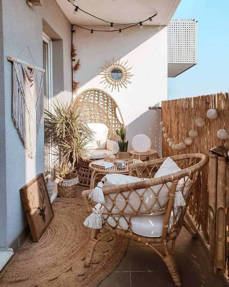 40 Ideas to design a dreamy boho balcony | My desired home