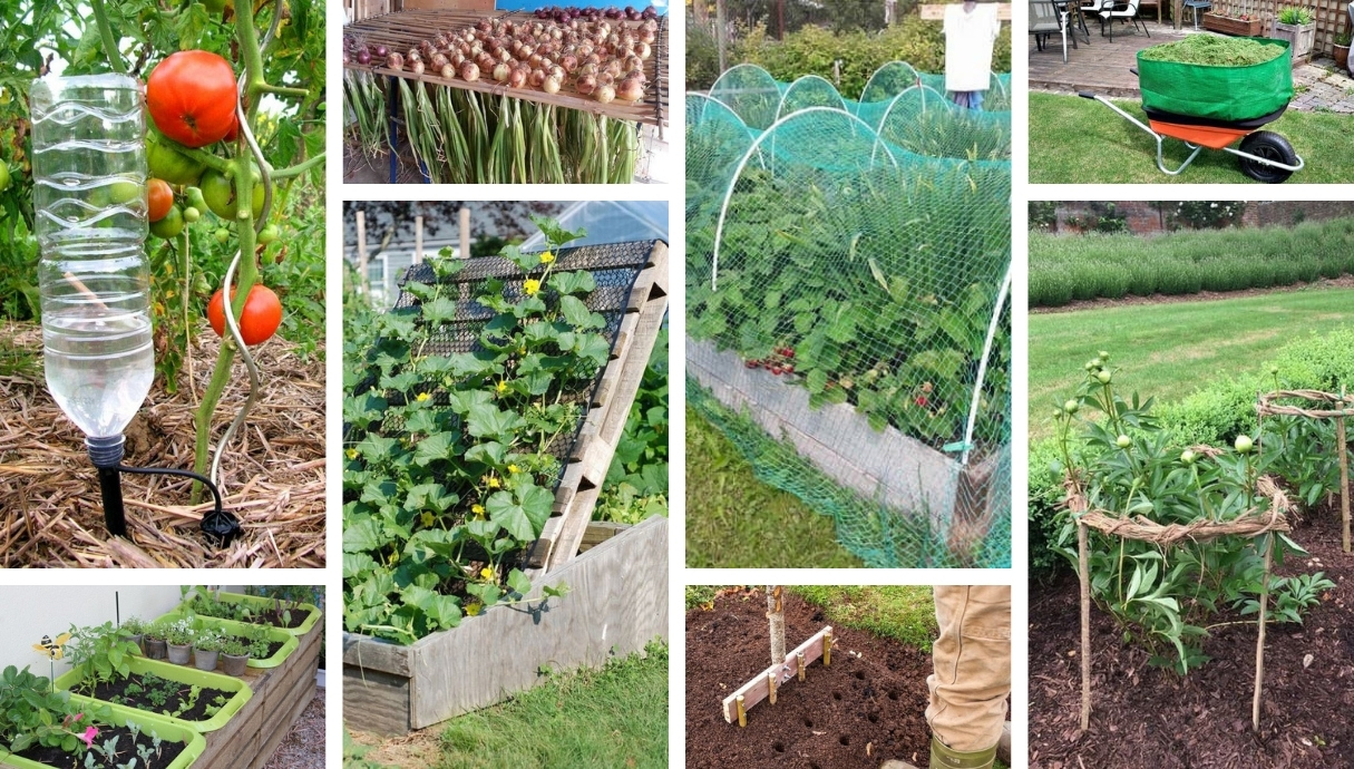 69 unexpected and useful garden and gardening ideas for make work