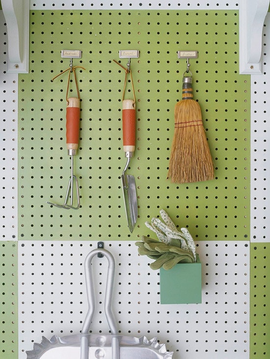 30 Smart examples of using a pegboard for a perfect organization in the ...