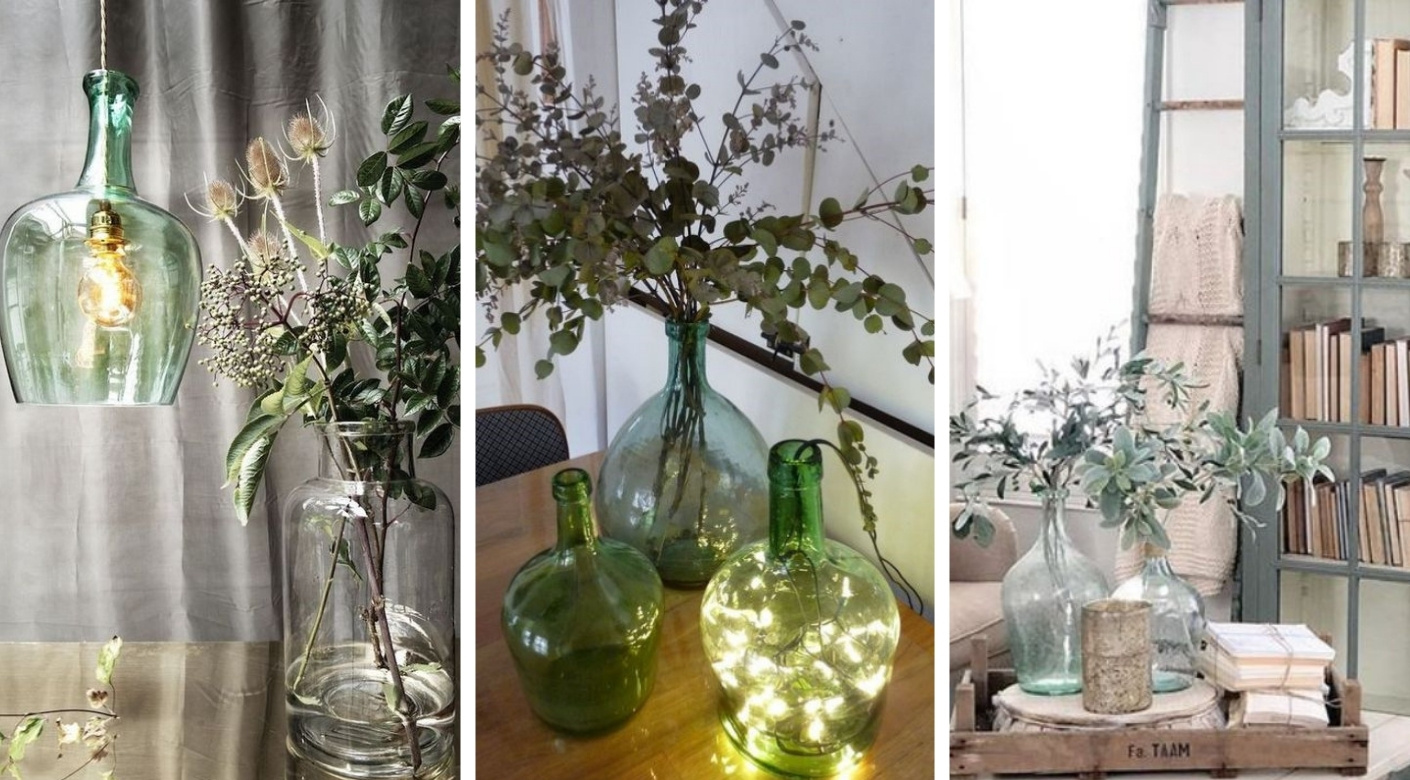 Amazing DIY decoration ideas with big glass Bottles My desired home