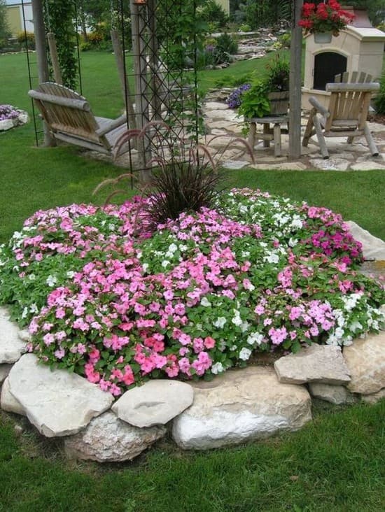 DIY flower bed landscaping: 40 wonderful ideas | My desired home