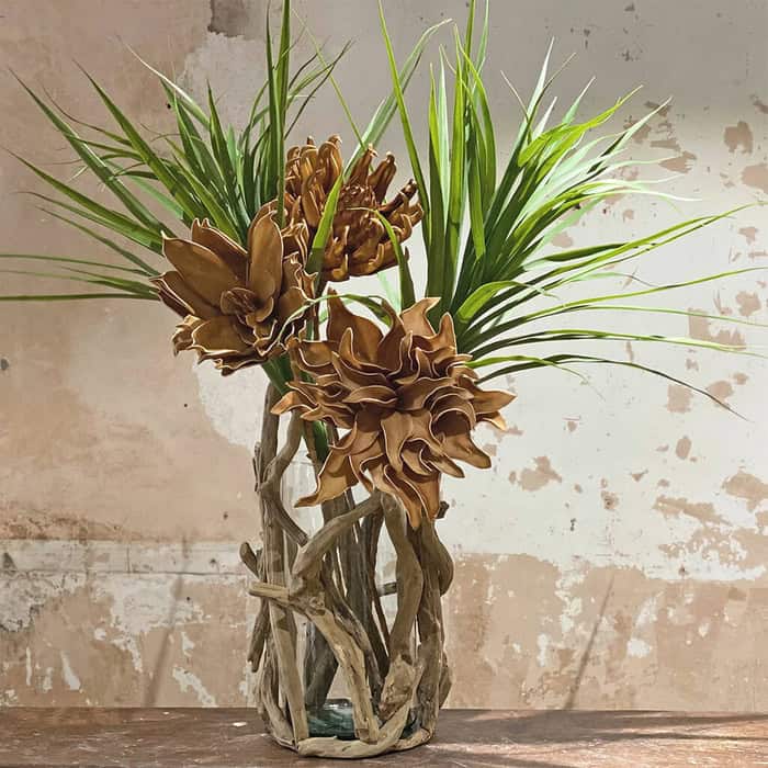Decorating with driftwood: 42 inspiring DIY ideas for your home | My ... - Exposed Beam Decorating With Woven Driftwood