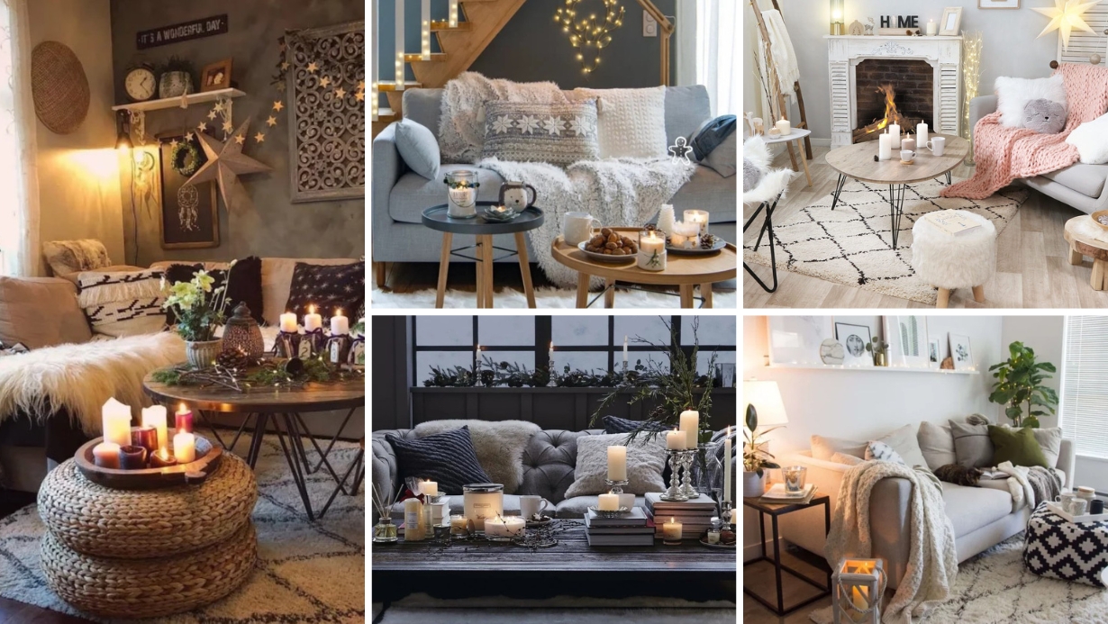 How to make a Hygge living room? Beautiful ideas to create a warm nest