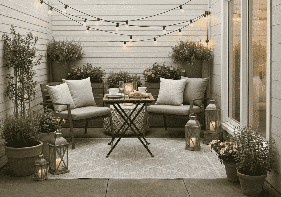 How to decorate a small patio for maximum enjoyment: 45 amazingly ...