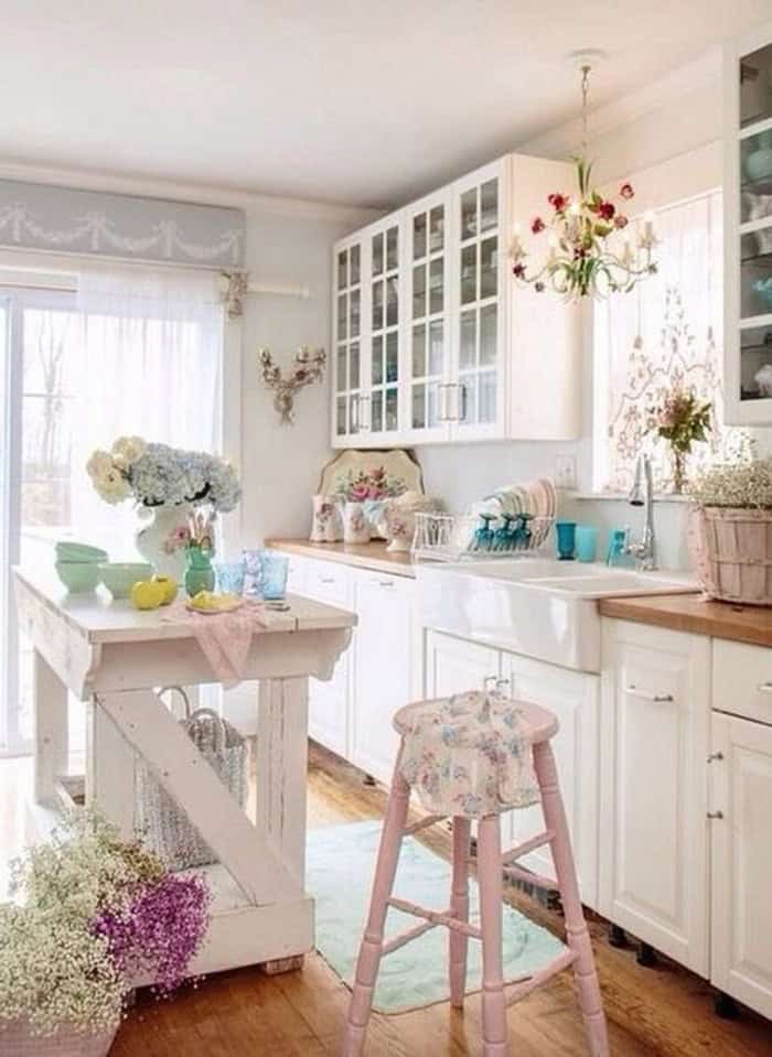 Shabby chic kitchen 52 fairy tale inspiration ideas | My desired home