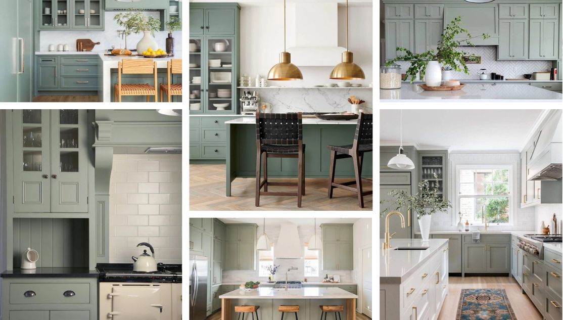 Kitchens in sage green – 33 special ideas for inspiration | My desired home