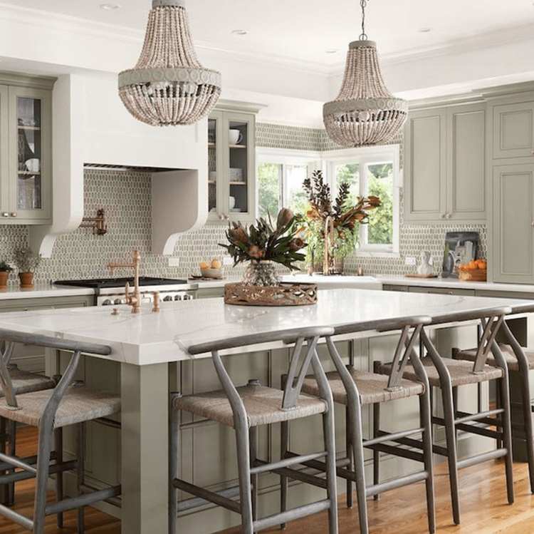 Kitchens in sage green – 33 special ideas for inspiration | My desired home