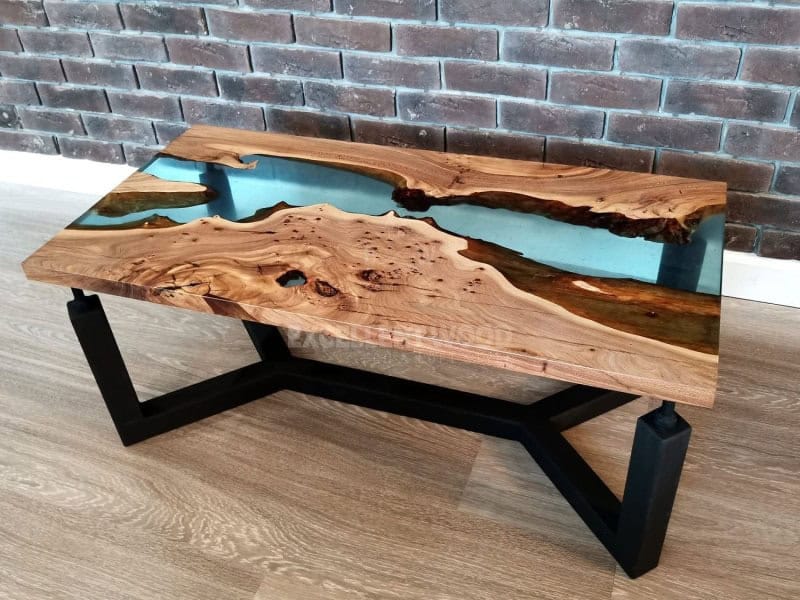 42 Great ideas for epoxy resin and wood furniture, how to make them ...