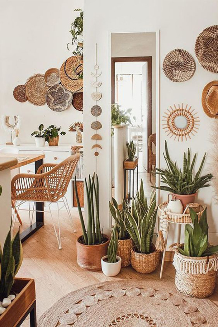 30 Creative ideas for aesthetic Boho wall decoration | My desired home