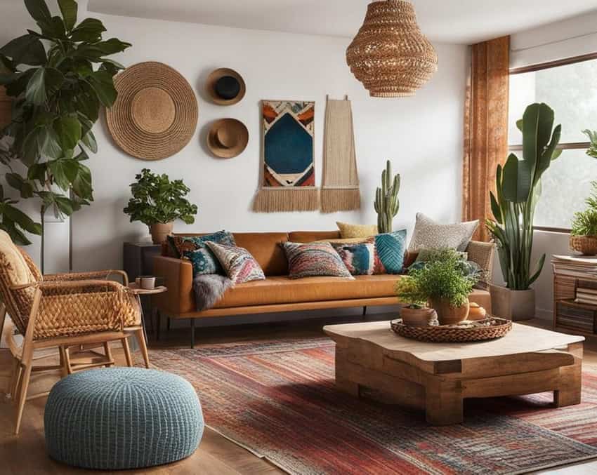 Modern Apartment with Boho Touches: 72 Decorating Ideas and Tips | My ...