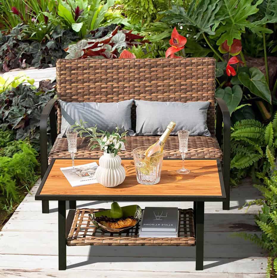 Snapshot of Luxury Eco Friendly Outdoor Wicker Loveseats
