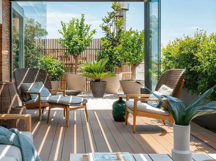 Curated visual reference: 30 Ideas For Balcony Decoration With Rattan Furniture Photo Inspiration