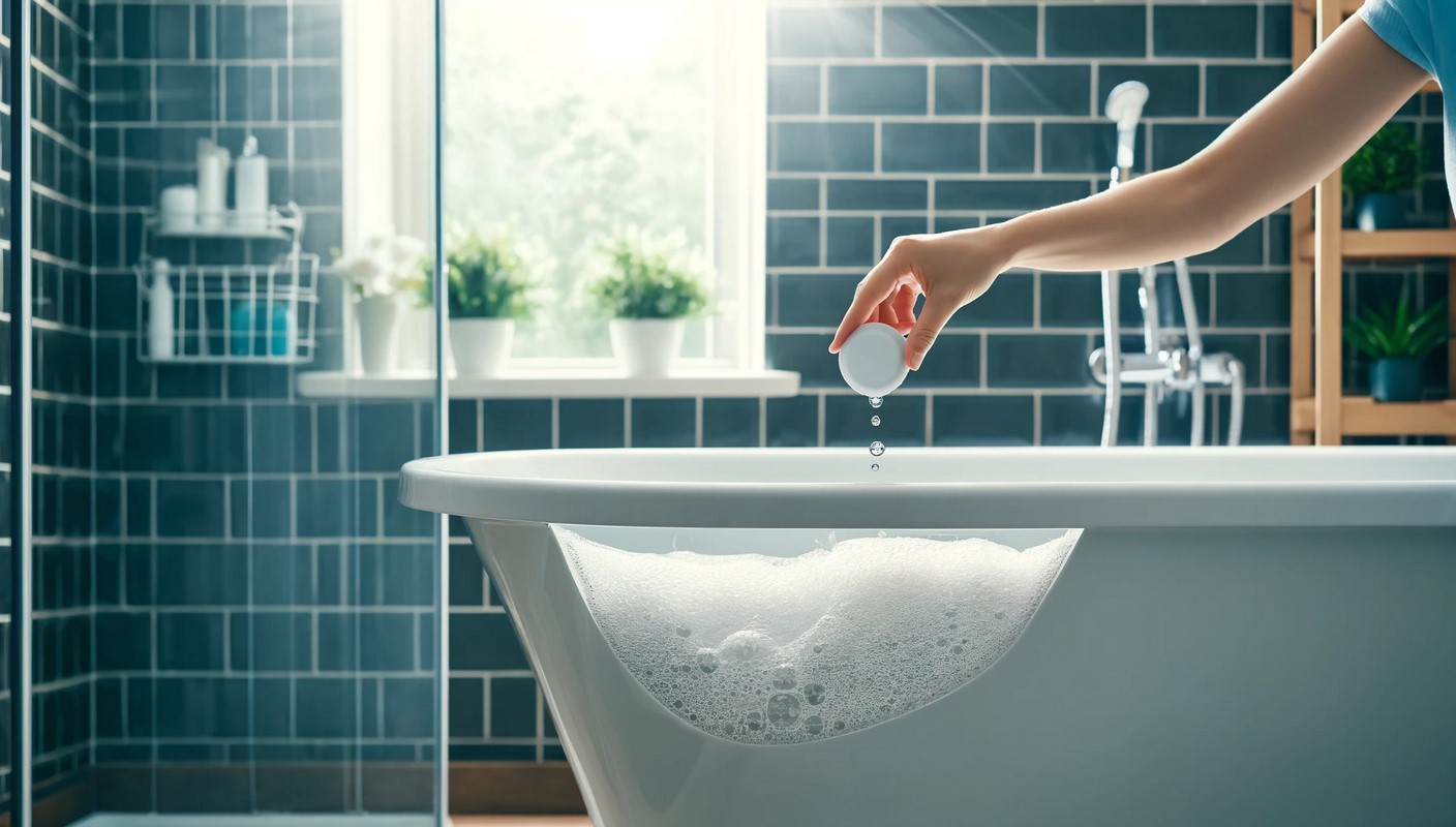 Dishwasher tablet shower cleaning hack Transform Your Shower or