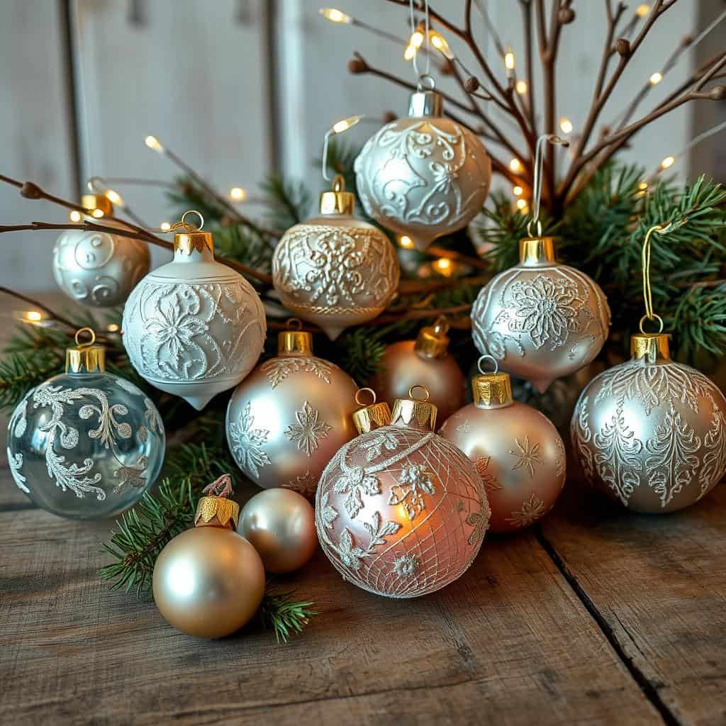 View of Shabby Chic Christmas Decor Ideas for a Timeless Holiday Look