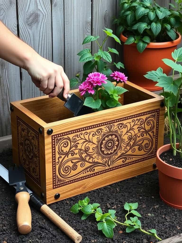 Transform Your Garden With Diy Wooden Pots And Flower Boxes| My desired ...
