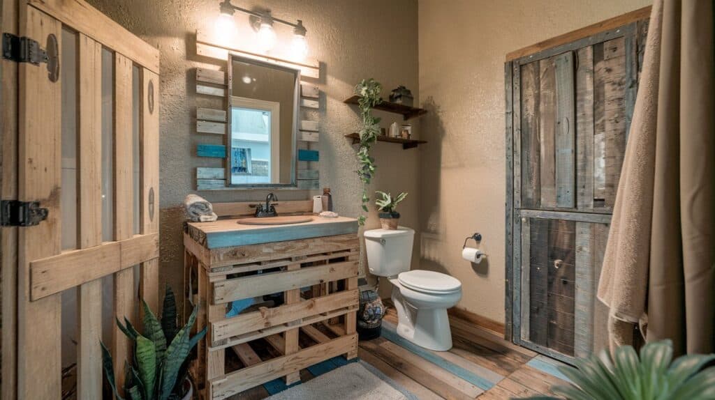 Curated visual reference: Bathroom Renovation On A Shoestring Reference: Recycled Bathroom Furniture Ideas For Authentic Decor