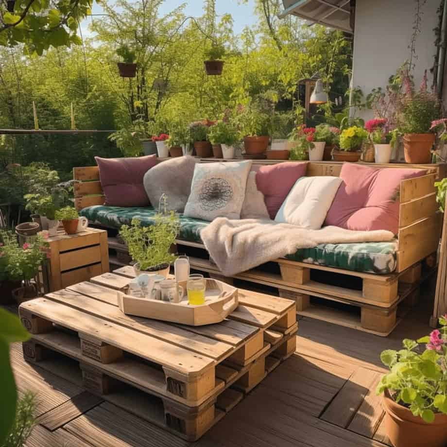 DIY Garden Furniture and Gazebos from Old Pallets | My desired home