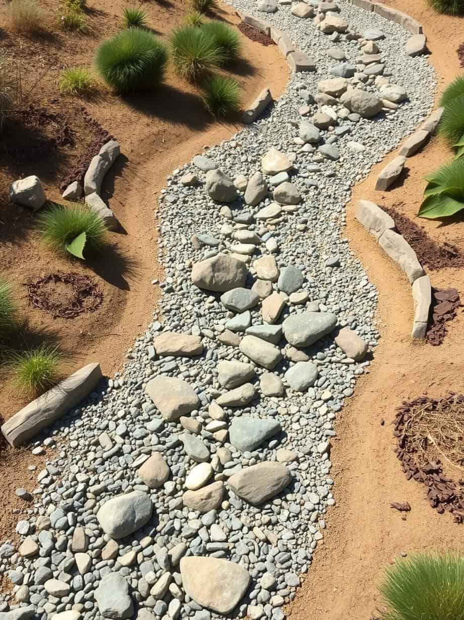 Create a Dry River Bed Garden | Outdoor Decor with Natural Flow | My ...